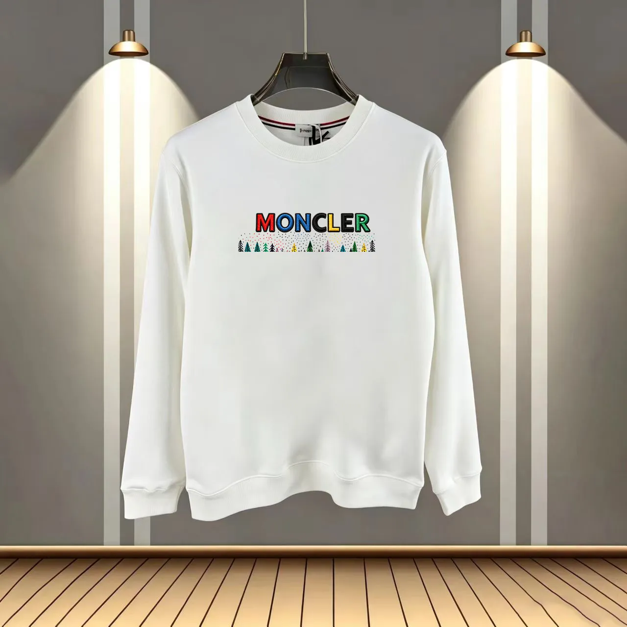 【 In Stock 📦 】 〖 𝐌𝐎𝐍𝐂𝐋𝐄𝐑~ 〗 440g ， 😎 ， ， Factory 2026 T ， ， Premium LOGO， Same Style ：Black White Size：S M L XL 2XL